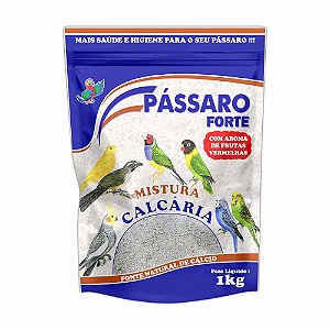 Areia Calcaria Pássaro Forte - 1Kg