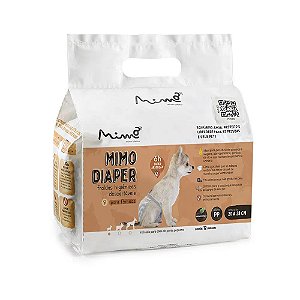 Fralda Higienica Descartável Mimo Diaper 12 Unidades - Fêmea