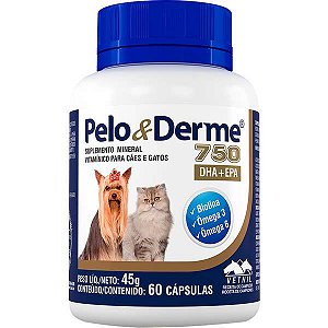 Pelo & Derme 750  60 Cápsulas