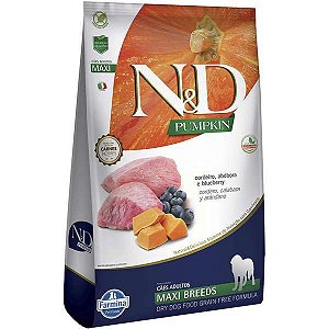 N&D Pumpkin para Cães Adultos Raças Grandes Cordeiro e Blueberry 10,1kg