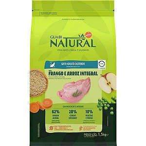 Guabi Natural Gato Castrado Frango 1,5kg