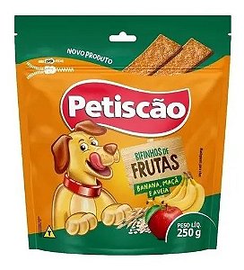 Bifinho Mastigável de Frutas 250g - Petiscão