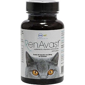 Renavast Gatos 300mg  60 Cápsulas