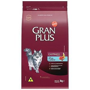 Gran Plus Menu Gato Castrado Atum 3Kg