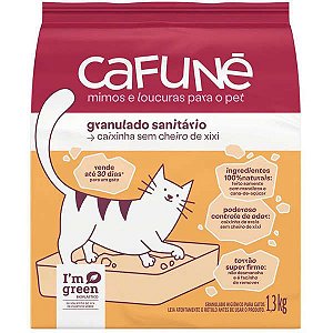 Granulado Sanitário Cafuné para Gatos 1,3Kg