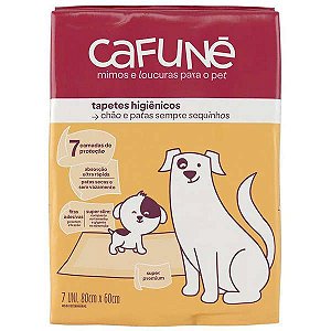 Tapete Higiênico Cafuné para Cães - 7 Unidades 80x60