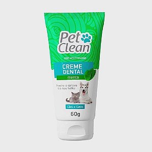 Creme Dental Menta  Pet Clean 60g