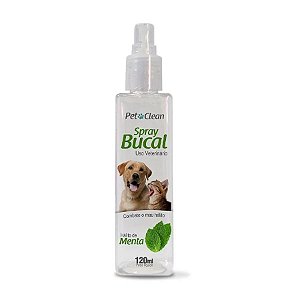 Spray Bucal Mental Pet Clean 120ml