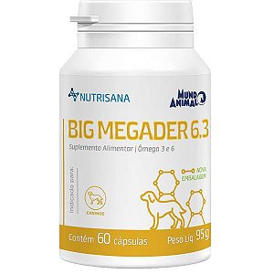 Nutrisana Big Megaderm 6.3 - 60 Capsulas