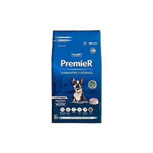 Premier Ambientes Internos Cães Adultos Castrados Raças Pequenas 1Kg