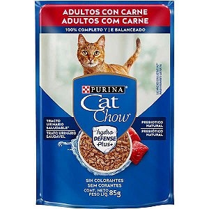 Sache Cat Chow Carne ao Molho 85g