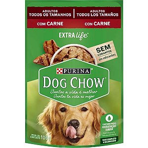 Sache Dog Chow Adulto Carne 100g