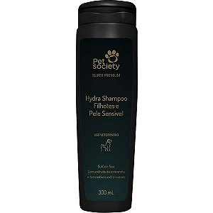 Shampoo Pet Society Hydra Filhotes e Pele Sensível 300ml