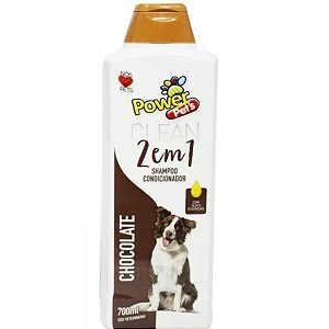 Shampoo e Condicionador Power Pets 700ml Chocolate