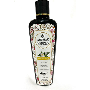 Shampoo Aromas Verdes Revitalizante Vegano 350ml