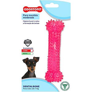 Odontopet Osso Dental Bone Rosa para Cães