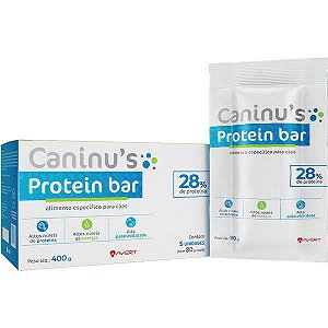 Caninus Protein - 400g ( 5 barras 80g)