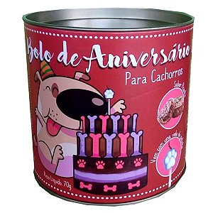 Bolo de Aniversário Padaria Pet para Cães Sabor Picanha 70g