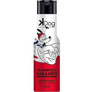 Shampoo K-Dog Antipulgas e Carrapatos 500ml