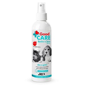 Banho a Seco Good Care Spray para Cães e Gatos 200ml