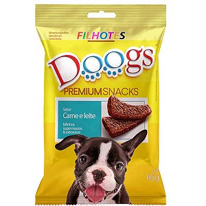 Bifinho Doogs Carne e Leite para Cães 65g