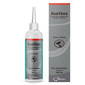 Auritec Loção para Higiene do Conduto Auditivio para Cães e Gatos 100 ml