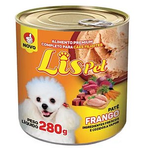 Ração Úmida para Cães Filhotes Patê Lis Pet Frango 280g