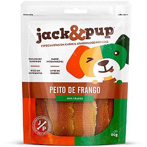 Petisco Jack&Pup Peito de Frango para Cães 80g