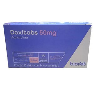 Doxitabs 50 mg Blister com 14 comprimidos