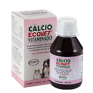 Cálcio Vitaminado Ecovet 100 ml
