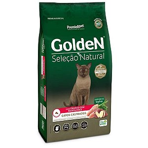 Golden Seleção Natural Gato Castrado Frango Batata Doce 3kg