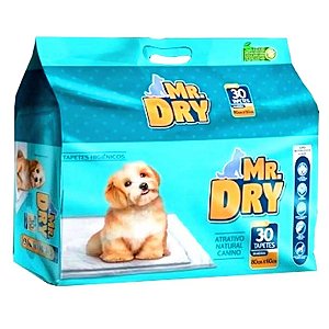 Tapete Higiênico Para Cães Mr Dry 30 Unidades