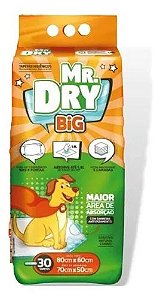 Tapete Higiênico Para Cães Mr Dry Big 30 Unidades