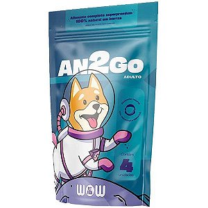 Alimento Natural Wow Pet Food AN2Go para Cães Adultos 60g