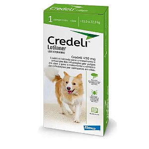 Credeli 450mg para Cães de 11 a 22Kg 01 Comprimido