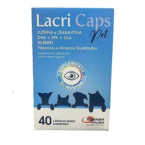 Lacri Caps Pet Cães e Gatos 40 Cápsulas