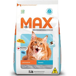 Max Cat Castrados Frango 3kg
