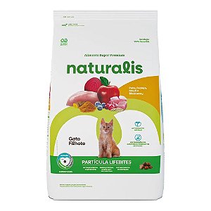 Naturalis Lifebites Gatos Filhotes Frango e Frutas 10,1kg