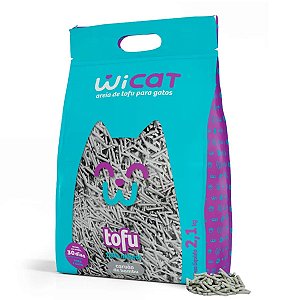 Granulado Higiênico WiCat Tofu Carvão de Bambu 2,1kg