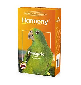 Harmony Birds Papagaio c/ Sementes e Frutas 300g Minas Nutri