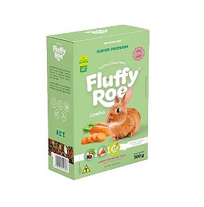 Fluffy Roe Coelho Gourmet 300g Minas Nutri