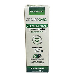 Odontogard Creme Dental para Cães e Gatos 70g