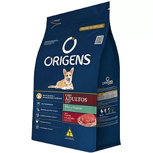 Origens Cães Raças Mini e Pequenas Carne e Cereais 1KG