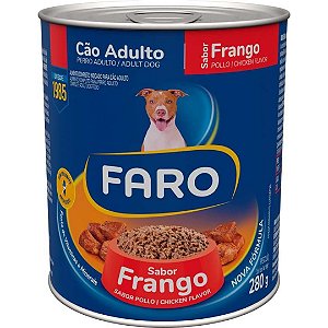 Lata Faro Cão Adulto Frango 280g