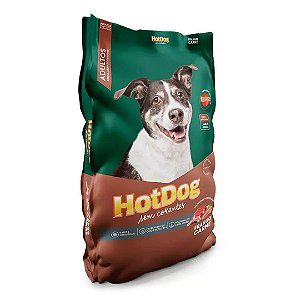 Ração Hot Dog Sem Corantes Cães Adultos 20kg