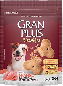 Biscoito Gran Plus Cães Adultos Frango 300g