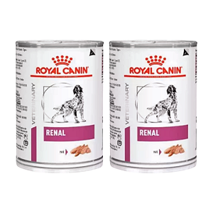 Royal Canin Canine Renal Lata 410g Kit Com 2 Latas