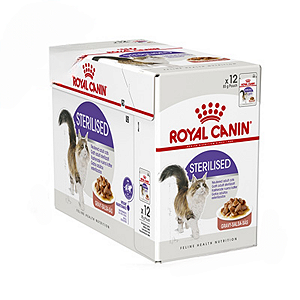 Sachê Royal Canin Sterilised Gatos Adultos Castrados Patê 85g Kit Com 12 Unidades