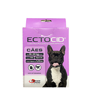 Ectocid Spot On 1,34ml Para Cães de 10 a 20kg