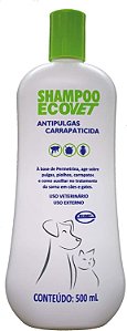 Shampoo Ecovet Antipulgas Para Cães e Gatos 500ml